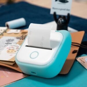 portable mini thermal label photo printer 203DPI