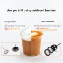 Bombardier Handheld Milk Frother Electric Home Coffee Frother with Stirring Wand Whipper
