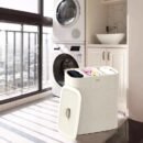 Luxury laundry basket for home use, large capacity, high-end laundry hamper (Copy)