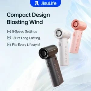 Mini Fan Life 9 5000 mAh 5 Speeds Strong Wind Cooling Handheld Fan USB Handheld Portable Jet Fan