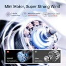 Mini Fan Life 9 5000 mAh 5 Speeds Strong Wind Cooling Handheld Fan USB Handheld Portable Jet Fan