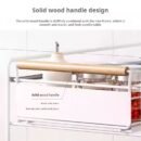 Kitchen under-sink storage rack, multi-functional spice bowl and plate pull-out storage rack, cabinet pull-out basket, and tiered rack.